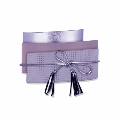 Petite maroquinerie - CEINTURE SIMONE EN CUIR TEXTURE - KAYLA PARIS
