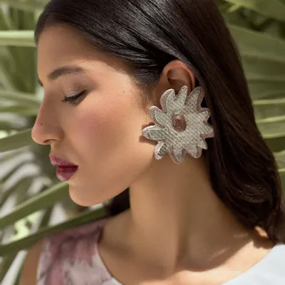 Bijoux - BIJOUX D'OREILLES DORIA EN CUIR - KAYLA PARIS