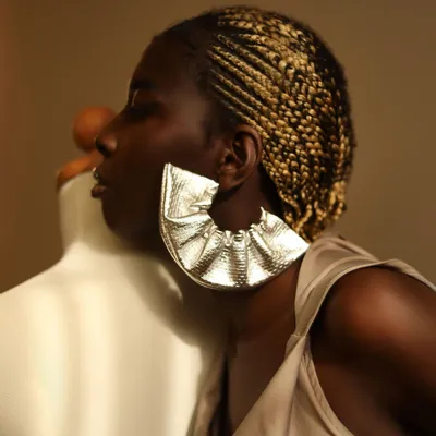 Bijoux - BIJOU D'OREILLES FRIDA EN CUIR - KAYLA PARIS