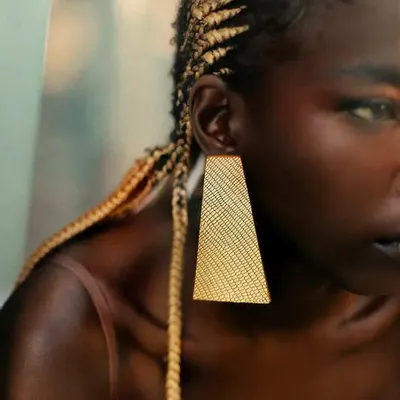 Bijoux - BIJOUX D'OREILLES MONA EN CUIR - KAYLA PARIS