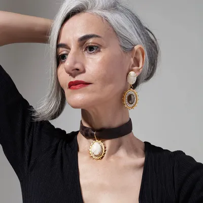 Bijoux - BIJOUX D'OREILLES ZAHA EN CUIR - KAYLA PARIS