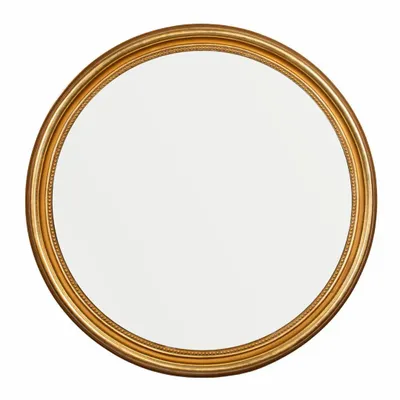 Miroirs - Miroir Rond Doré Butler - Cécile - 100 cm - KUZCO ART MAISON