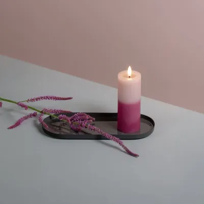 Objets de décoration - Pillar Candle (Two Tone) New Colour - MOODS & MORE