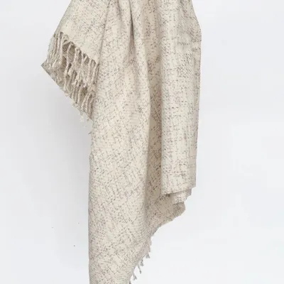 Plaids - PLAID EN ALPAGA - BÁSICA - NATUREL/MARRON - RAIZ ALPACA