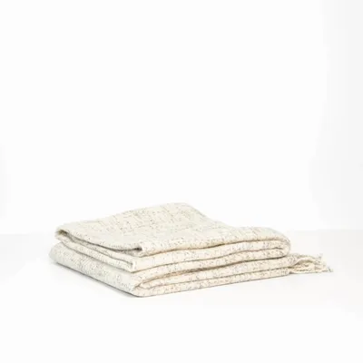 Plaids - PLAID EN ALPAGA - BÁSICA - NATUREL/MARRON - RAIZ ALPACA