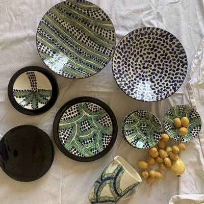 Everyday plates - FOLIAGE: plates, dishes, cups, jugs, etc. FL001 to FL006 SERIES - TAKECAIRE