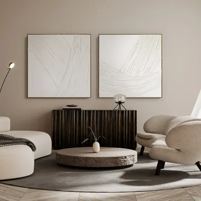 Services - 'Arezzo 01' - Original Painting - 120x120cm. - PERSPECTIVA 10