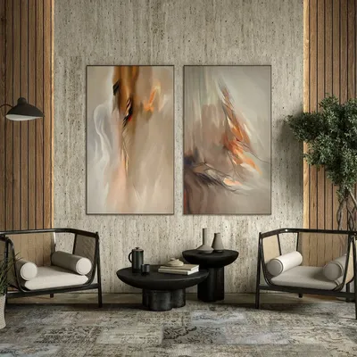 Panels - 'Brumas 02' - Original Painting - 170x100cm. - PERSPECTIVA 10