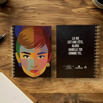 Stationery - GEO ECO Audrey Notebook - KALIDOSKOPIO