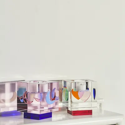 Objets de décoration - Support pour lampe en forme de T Lea Heart - REFLECTIONS COPENHAGEN