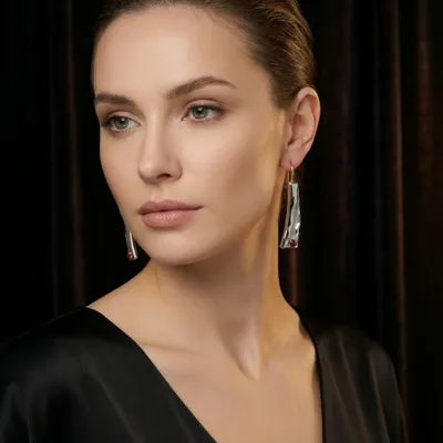 Jewelry - Aspects Earrings - V UNIQUENESS FINE GREEK JEWELRY