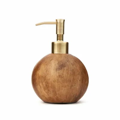Bathroom equipment - The Coconut Soap Dispenser - BAZAR BIZAR LIVING