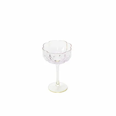 Glass - The Pink Blush Cocktail Coupe - Pink - BAZAR BIZAR LIVING