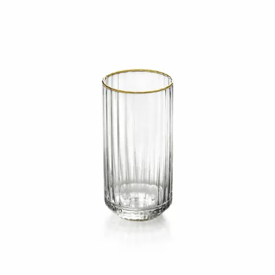 Glass - The Golden Sip Highball - Natural Gold - BAZAR BIZAR LIVING