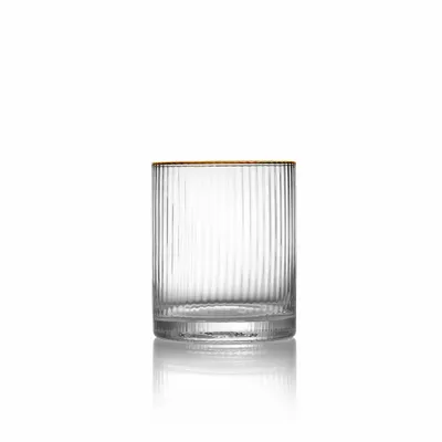 Glass - The Golden Sip Lowball - Natural Gold - BAZAR BIZAR LIVING