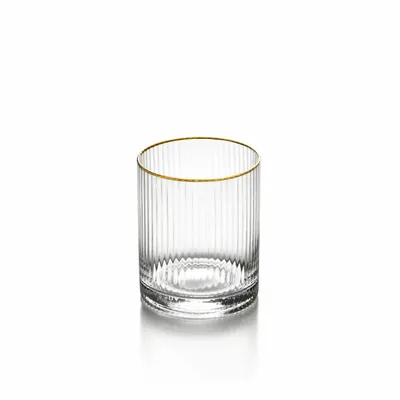 Glass - The Golden Sip Lowball - Natural Gold - BAZAR BIZAR LIVING