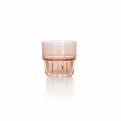 Glass - The Faceted Tumbler - Blush - BAZAR BIZAR LIVING