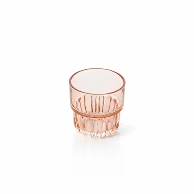 Glass - The Faceted Tumbler - Blush - BAZAR BIZAR LIVING