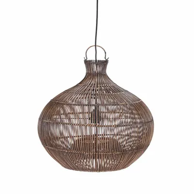 Ceiling lights - The Desert Gourd Pendant - Dark Walnut - S - BAZAR BIZAR LIVING