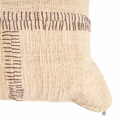 Fabric cushions - The Stonepath Cushion Cover - Natural - BAZAR BIZAR LIVING