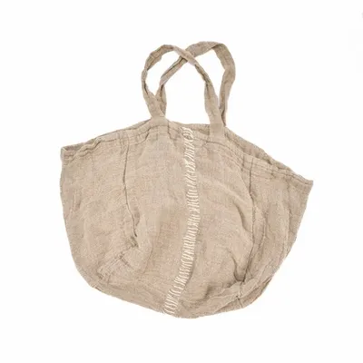 Sacs et cabas - Le Tote-ally Linen Sac - Naturel - BAZAR BIZAR LIVING