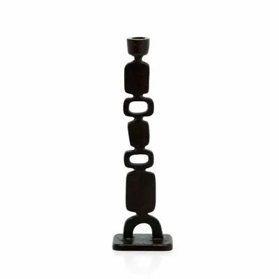 Candlesticks and candle holders - The Totemo Candle Holder - Black - L - BAZAR BIZAR LIVING