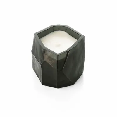 Candlesticks and candle holders - The Olivine Candle Jar - Smoke - BAZAR BIZAR LIVING