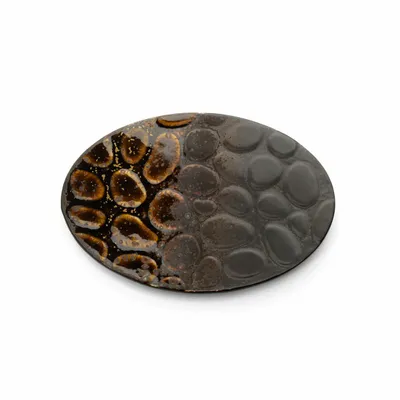 Everyday plates - The Merapi Oval Plate - Brown - BAZAR BIZAR LIVING