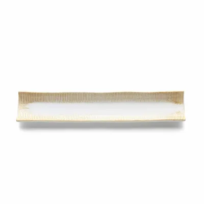 Platter and bowls - The Da Rocha Long Platter - White Honey - BAZAR BIZAR LIVING