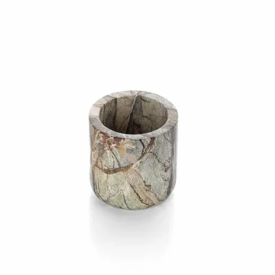 Flower pots - The Bidasar Marble Planter - Green - BAZAR BIZAR LIVING