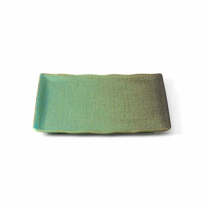 Everyday plates - The Lagoon Square Plate - L - BAZAR BIZAR LIVING