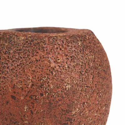 Candlesticks and candle holders - The Cavestone Candle Holder - Terracotta - BAZAR BIZAR LIVING