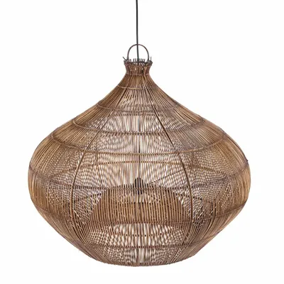 Ceiling lights - The Desert Gourd Pendant - Dark Walnut - L - BAZAR BIZAR LIVING