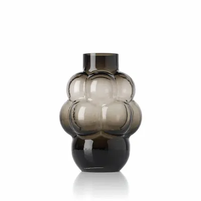 Vases - The Grape Vase - Dark Grey - L - BAZAR BIZAR LIVING