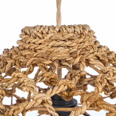 Ceiling lights - The Banara Pendant - Natural - L - BAZAR BIZAR LIVING