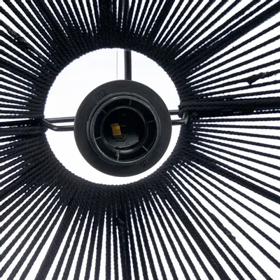 Plafonniers - Le Lustre Wooden Bead - Noir - L - BAZAR BIZAR LIVING