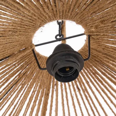 Ceiling lights - The Wooden Bead Chandelier - Natural - L - BAZAR BIZAR LIVING