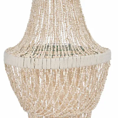 Plafonniers - Le Lustre En Coquillages Ocean Tower - Naturel - L - BAZAR BIZAR LIVING