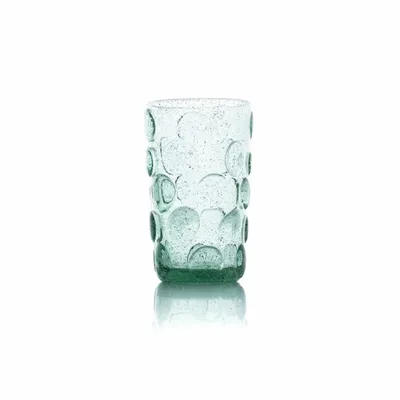 Verres - Le Verre Highball Frosted Dot - Aqua - BAZAR BIZAR LIVING