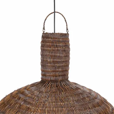 Ceiling lights - The Dome Pendant - Dark Walnut - XL - BAZAR BIZAR LIVING