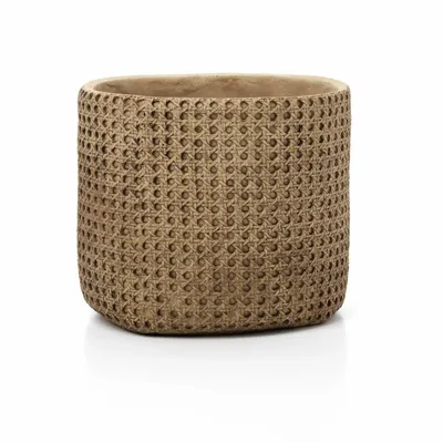 Flower pots - The RattanRock Planter - Natural - XL - BAZAR BIZAR LIVING