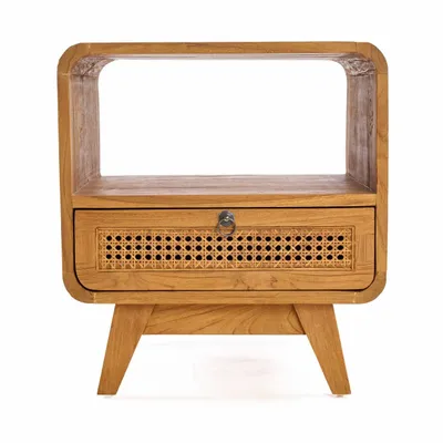 Tables de nuit - La Table De Nuit Breeze – Naturel - BAZAR BIZAR LIVING