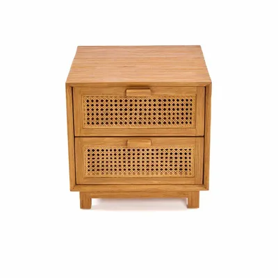 Night tables - The Harmony Nightstand - Natural - BAZAR BIZAR LIVING