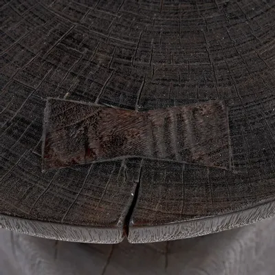 Other tables - The Drumline Side Table - Dark Walnut - BAZAR BIZAR LIVING