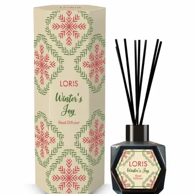 Scent diffusers - LORIS Winter's Joy fragrance diffuser sticks 110ml - LORIS PARFUM