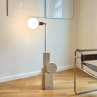 Lampadaires - Lampe à poser et Lampadaire Oi.02 - STUDIO SOL LECCIA
