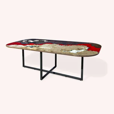 Tables de jardin - Tableau Red Rocks - GRANDI MAIOLICHE FICOLA