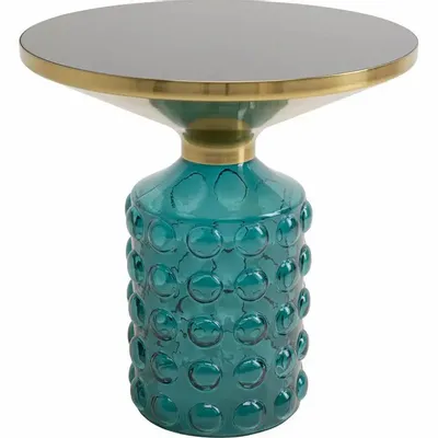 Coffee tables - Lola Blue Side Table Ø50cm - KARE DESIGN