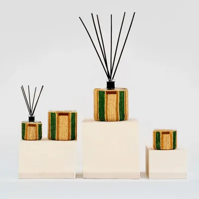 Objets de décoration - Raphia Maya - CÔTÉ BOUGIE MARRAKECH