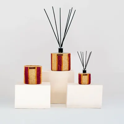 Decorative objects - Raffia Rim - CÔTÉ BOUGIE MARRAKECH
